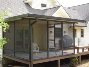 Screen Rooms with Aluminum Roof - BackYard Enclosures